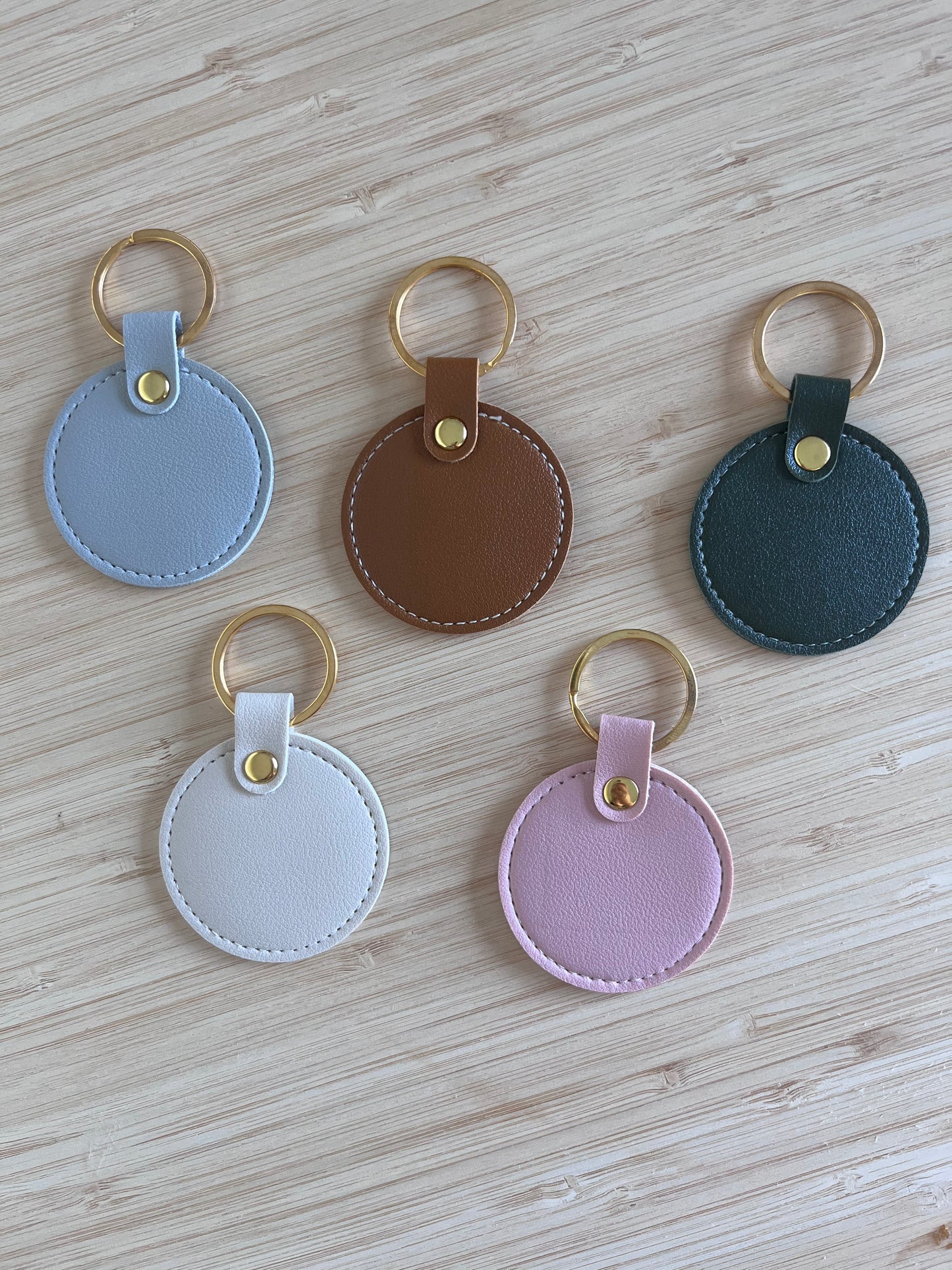 Embossed Faux Leather Tag