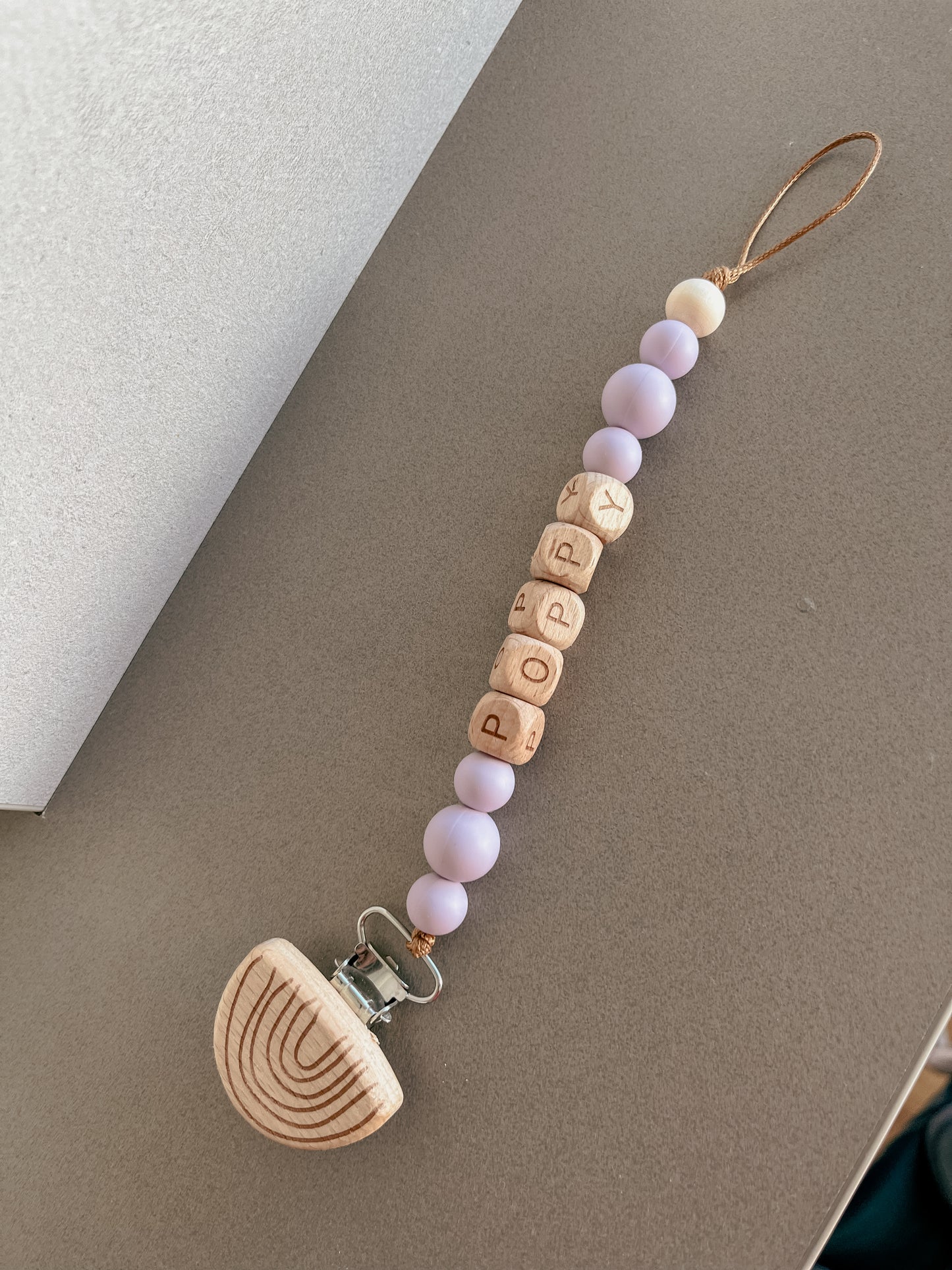 Personalised Pacifier Clip