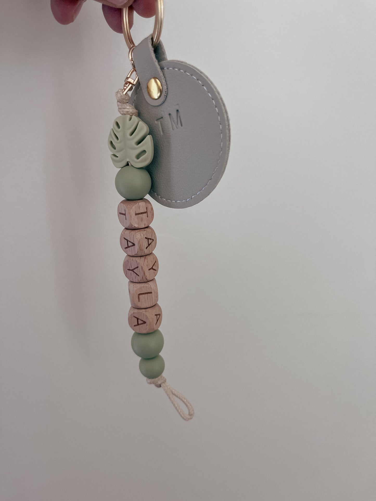 Embossed Faux Leather Tag