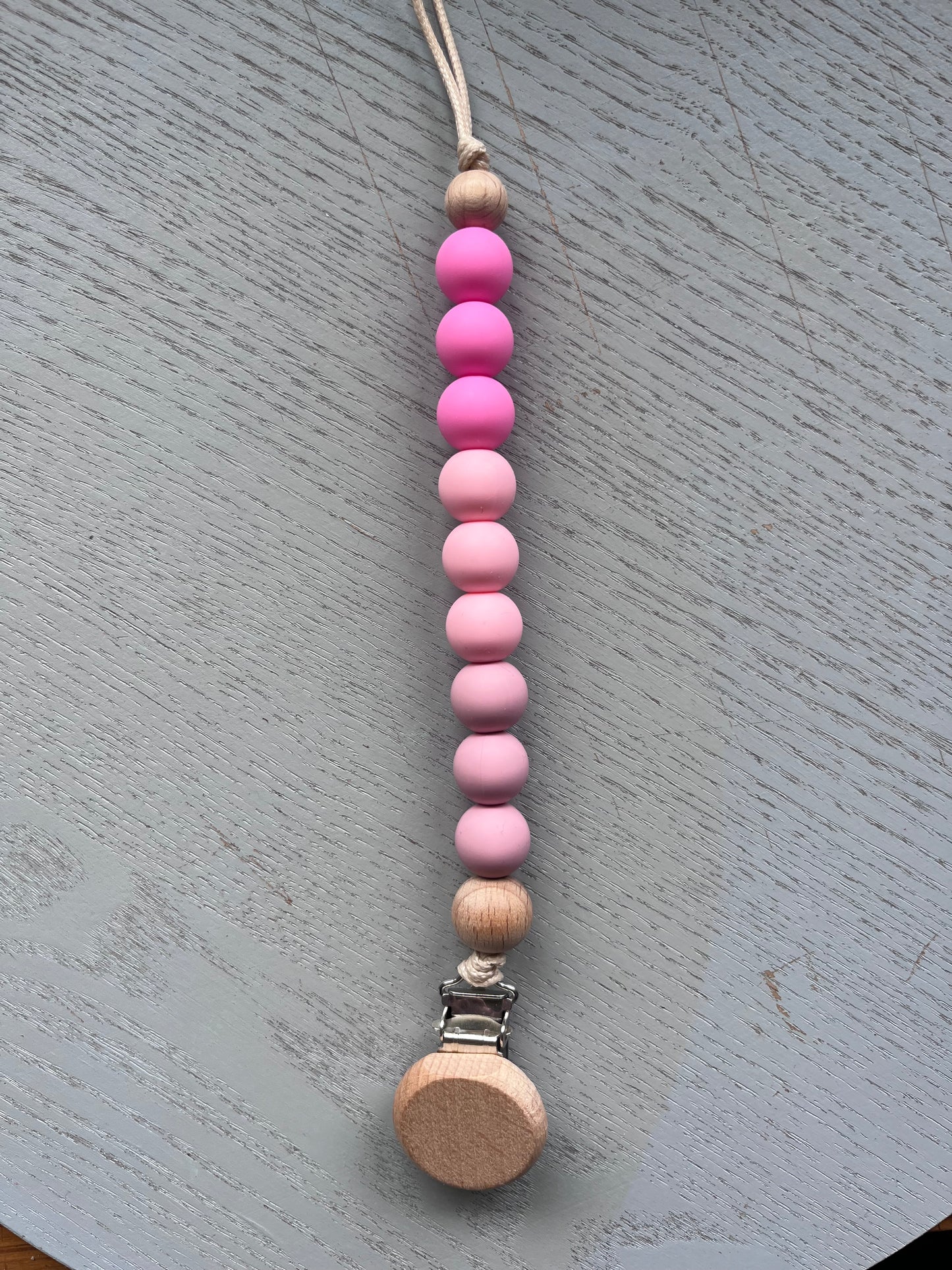 Fuchsia Pacifier Clip